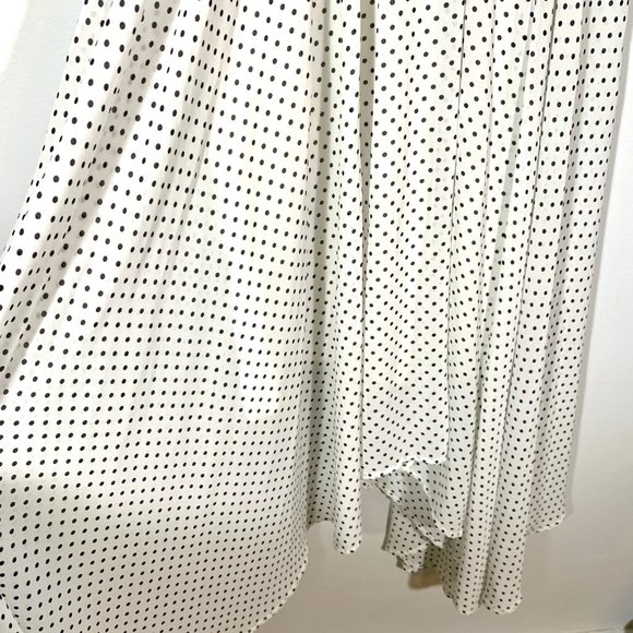 Free People Mini Black Polka Dot Maxi Skirt XS - Picture 6 of 6